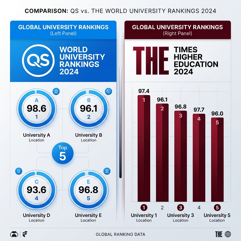 QS vs THE Rankings: What's the Difference and Which Should You Trust?